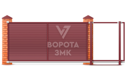 Откатные ворота Ролтэк 2200×3000 ЗМК-7081