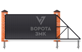 Ворота 2250×2800 откатные ЗМК-7319