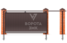 Ворота 4000×2000 откатные ЗМК-7310