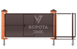 Откатные ворота Alutech 3000×2200 ЗМК-6844