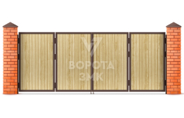 Ворота складные подъемные 2250×1750 ЗМК-2053